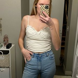 White Zara tank top